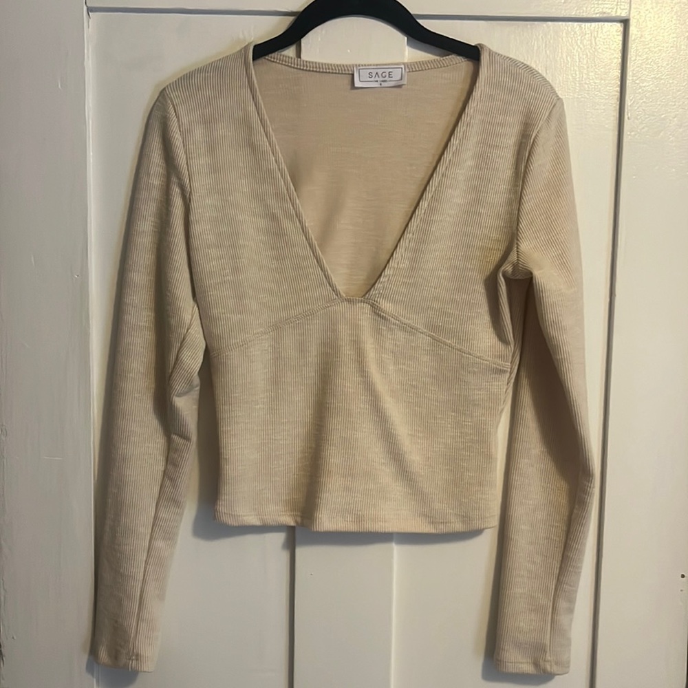 Sage The Label Crop Top